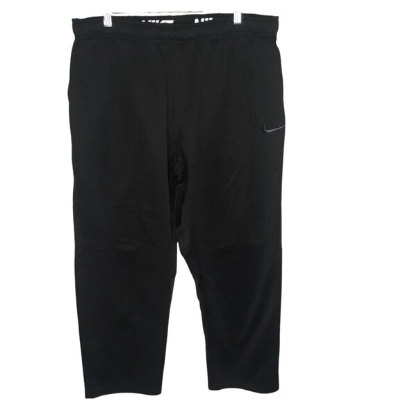 Nike Pants Mens 3XL Black Dri-FIT Training Track Athletic Polyester 800191-010 - Picture 1 of 16